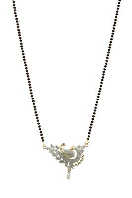 9blings Black zircon   mangalsutra 1