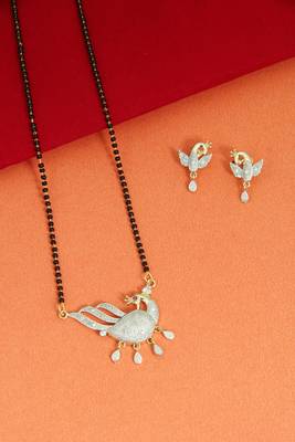  Black zircon   mangalsutra 2