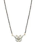 9blings Black zircon   mangalsutra