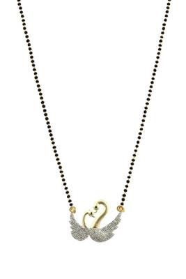 9blings Black zircon   mangalsutra 1