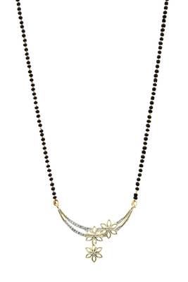  Black zircon   mangalsutra 1