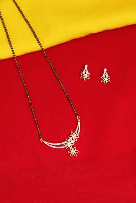  Black zircon   mangalsutra 2