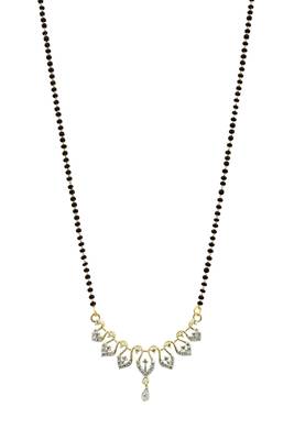 9blings Black zircon   mangalsutra 1