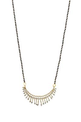 Black zircon   mangalsutra 1