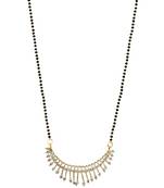 Black zircon   mangalsutra