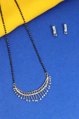 Black zircon   mangalsutra 3