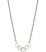 9blings Black zircon   mangalsutra