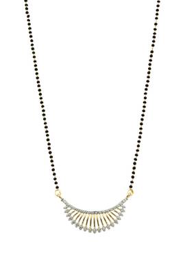 Black zircon   mangalsutra 1