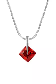 Silver cubic zirconia pendants