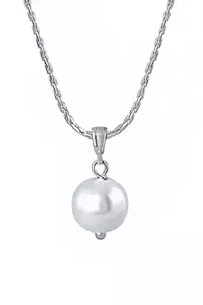 Silver cubic zirconia pendants