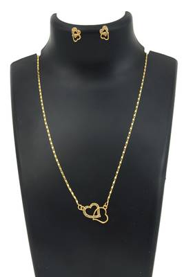 Gold zircon   necklaces 2