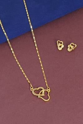 Gold zircon   necklaces 3