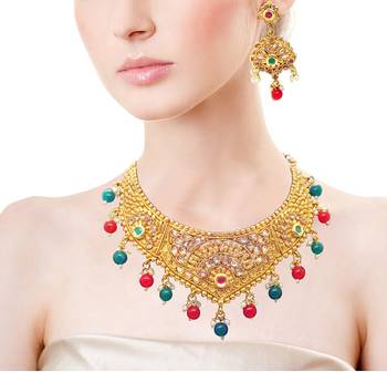 Multicolor zircon   necklaces 4