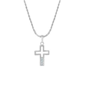 Silver cubic zirconia pendants 5