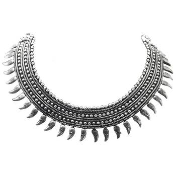 Silver zircon   necklaces 1