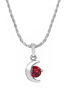 Silver cubic zirconia pendants