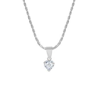 Silver cubic zirconia pendants 5