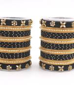 Black bangles-and-bracelets
