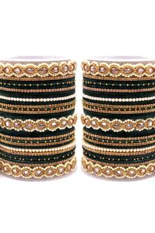 Green bangles-and-bracelets