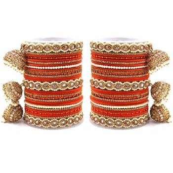 Orange bangles-and-bracelets 1