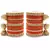 Orange bangles-and-bracelets