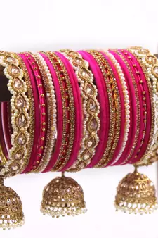 Pink bangles-and-bracelets