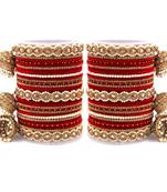 Red bangles-and-bracelets