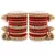 Red bangles-and-bracelets