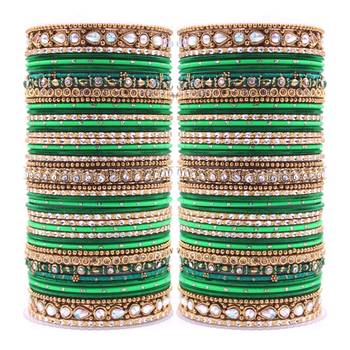Green bangles-and-bracelets 2