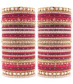 Red bangles-and-bracelets