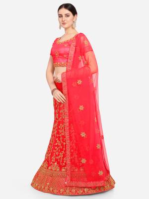 Women Net  Lehenga Choli 2