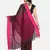 Chocolate Plain Work Khadi Cotton Handloom Saree With Blouse