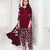 red cotton dress