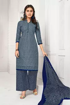 grey cotton dress