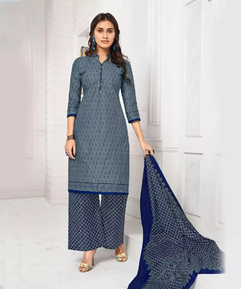 grey cotton dress