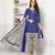 blue cotton dress