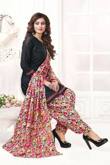 black cotton dress