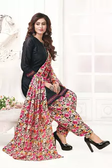 black cotton dress