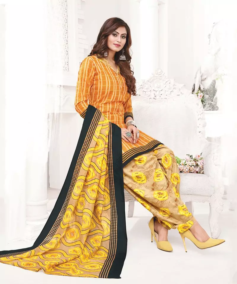 yellow cotton dress