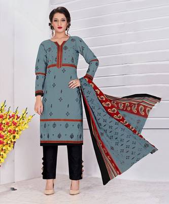 grey cotton dress 1