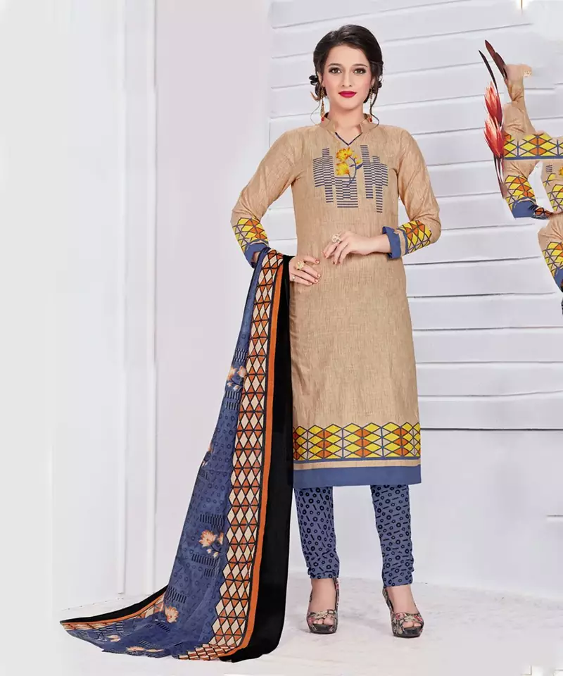 multicolor cotton dress