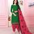 green cotton dress