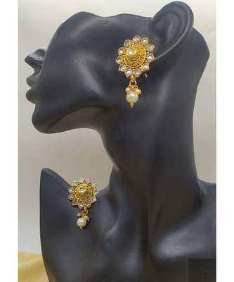 antique gold AlloyEarrings 2