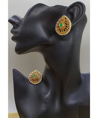 antique gold AlloyEarrings 2