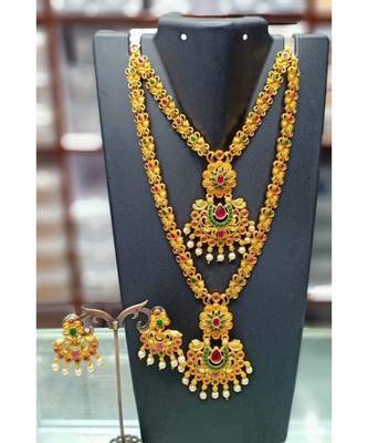 antique gold Alloynecklace-sets 2