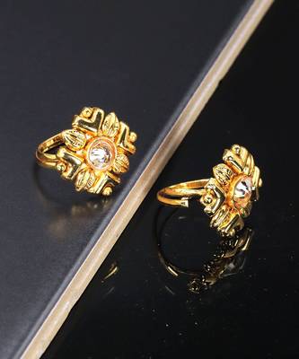 gold_plated Alloy toe rings 1
