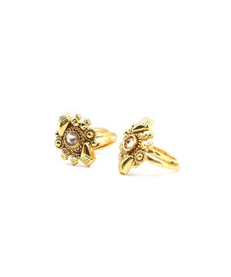 gold_plated Alloy toe rings 2
