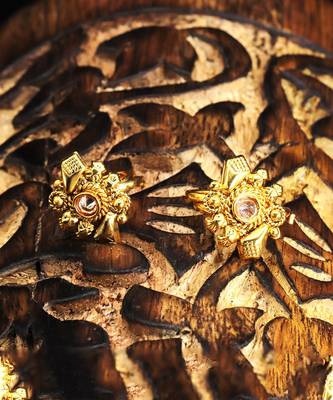 gold_plated Alloy toe rings 3