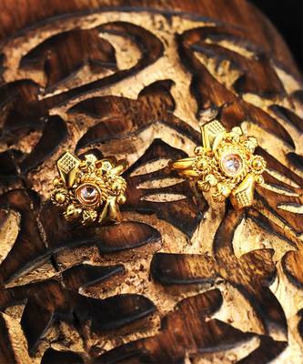 gold_plated Alloy toe rings 6
