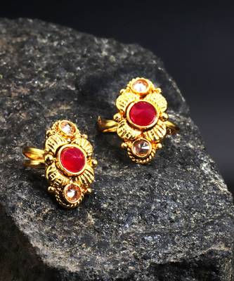gold_plated Alloy toe rings 3